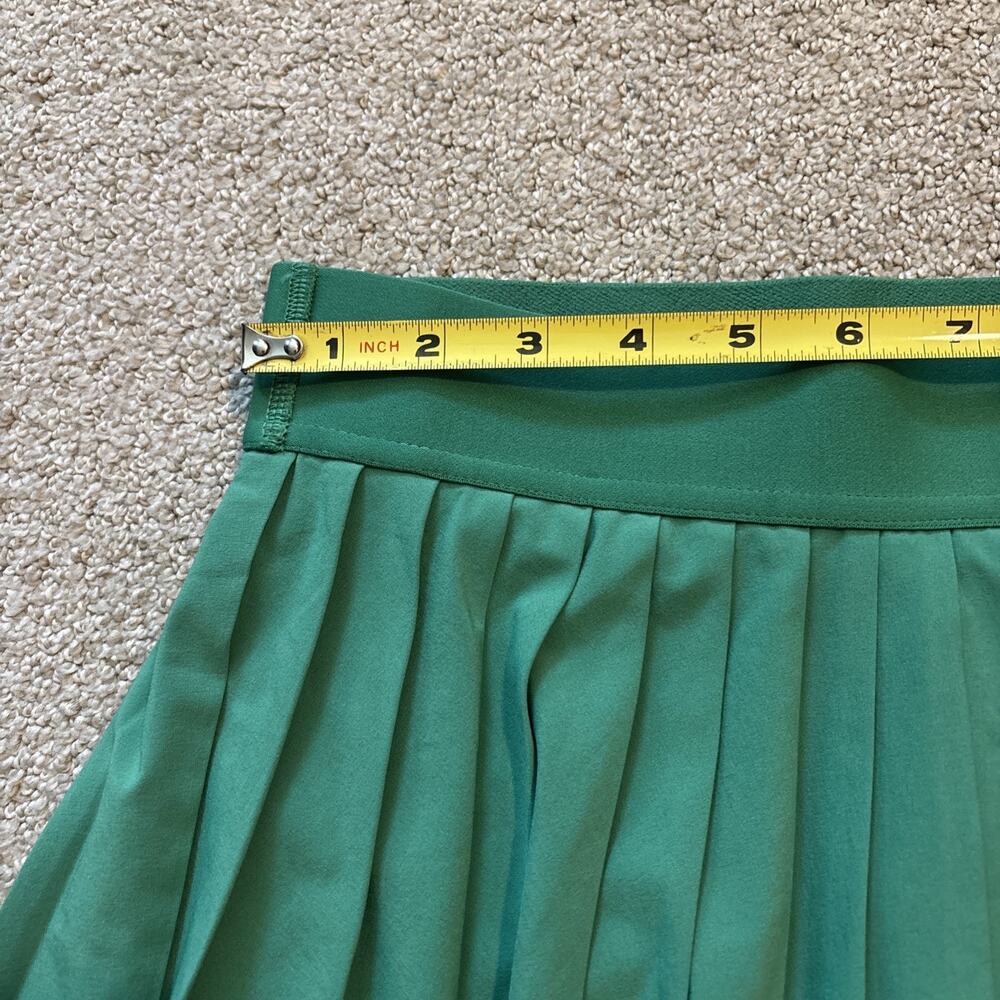 Aritzia Golden Pleated Pull-On Skort w/ Pockets Green Women’s Sz S Tennis Skirt - Picture 3 of 9